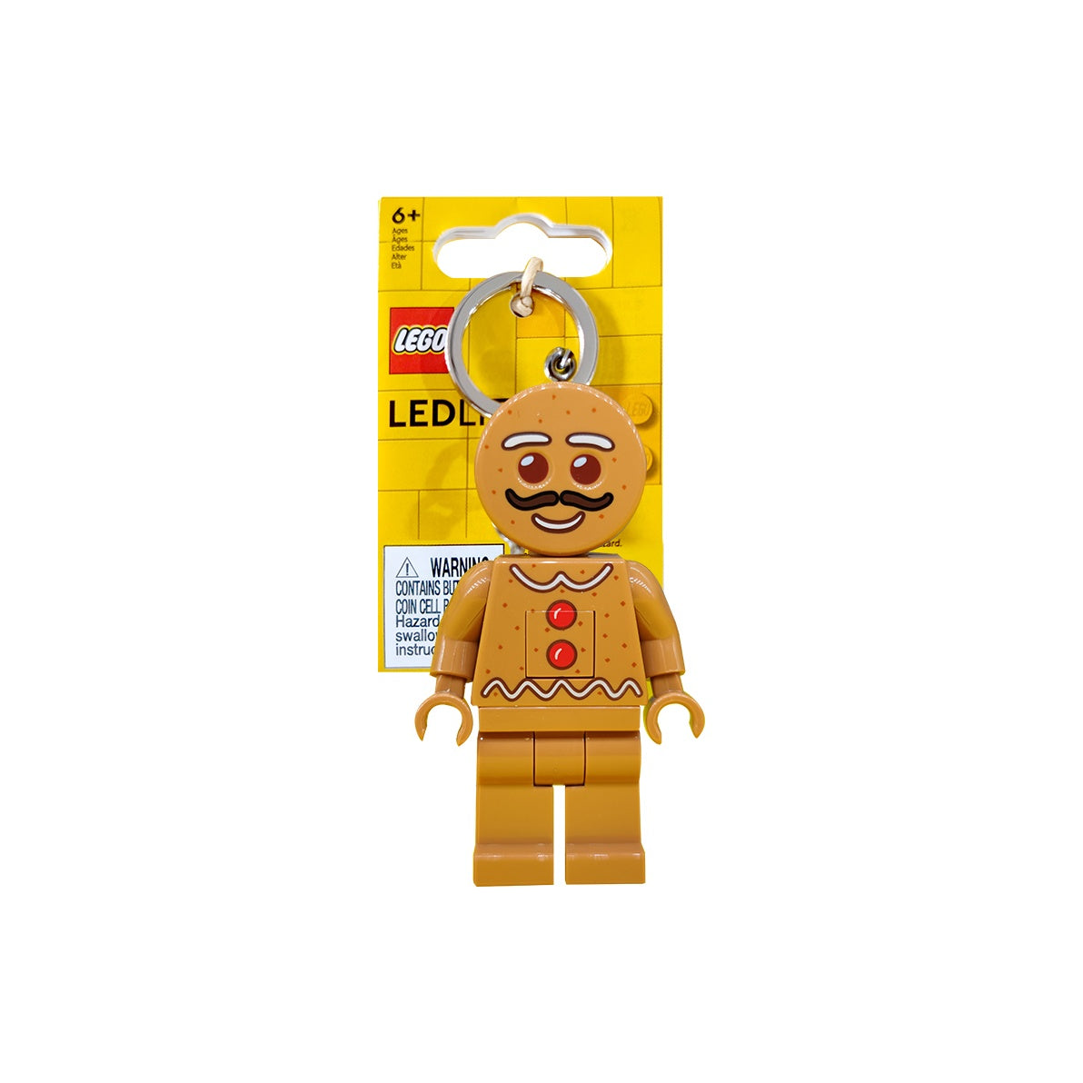 Брелок LEGO: "Пряничный человечек" (KE182H) - Boxette Shop